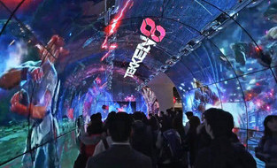 애니프레임, CES 2024서 글로벌 콘텐츠사와 LG webOS 미디어터널 연출